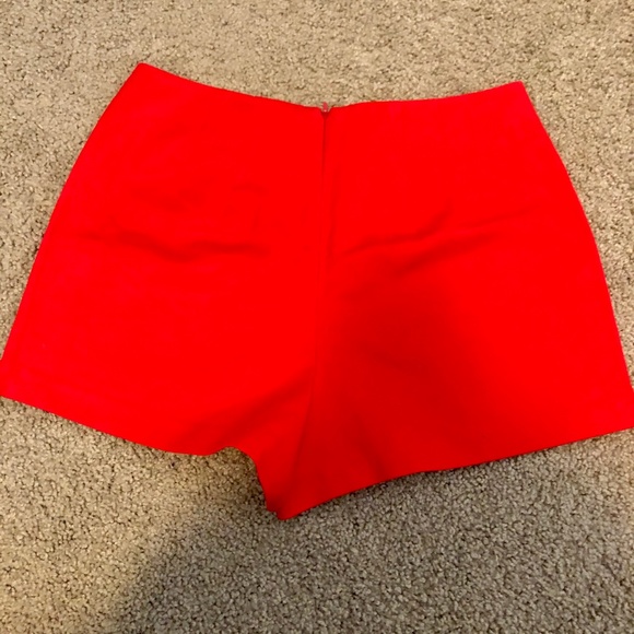 XXI Blood Orange Dress Shorts - Picture 2 of 3